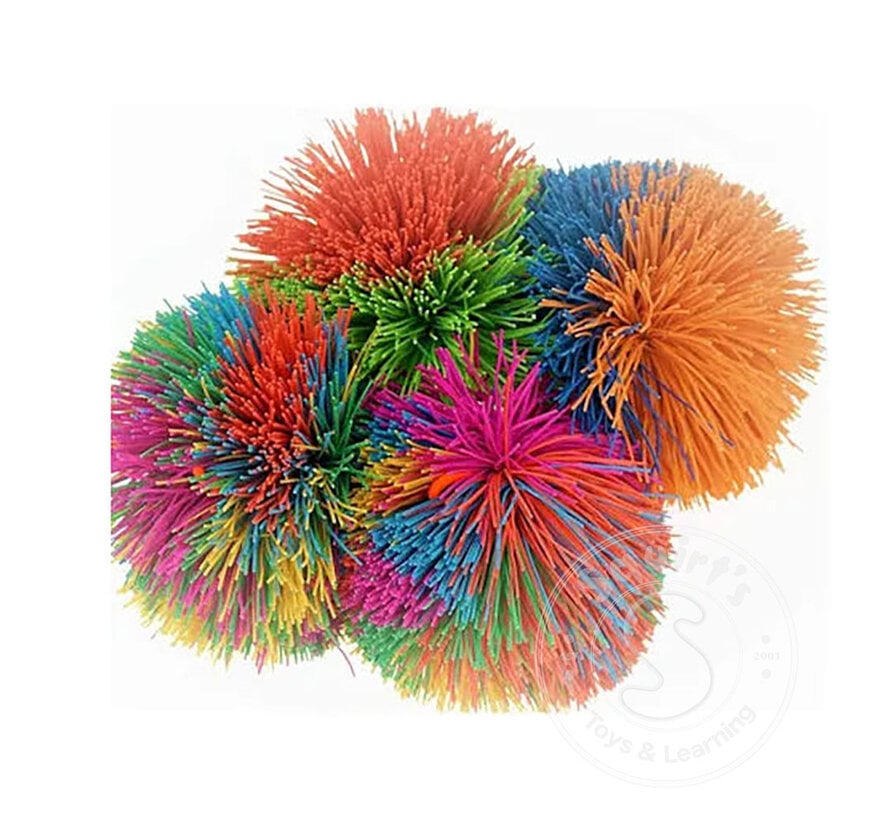 Rainbow Pom Pom Ball 3.5"