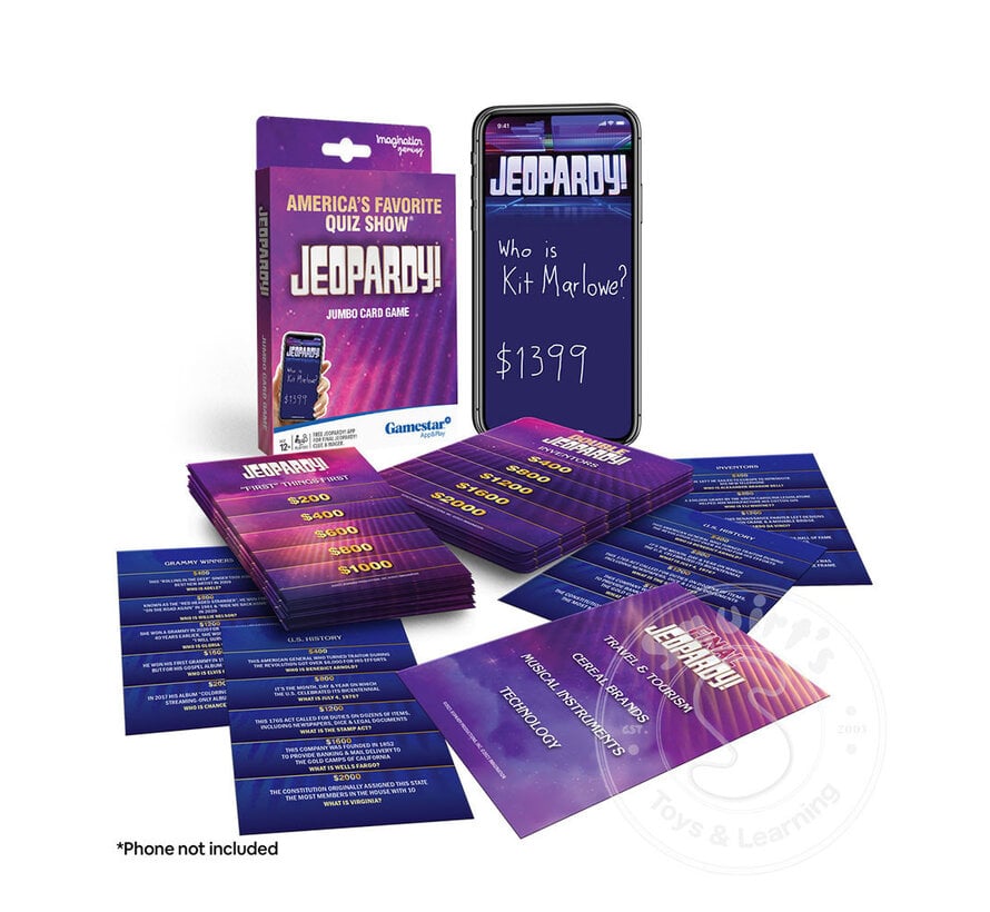 Jeopardy! Jumbo Card Game