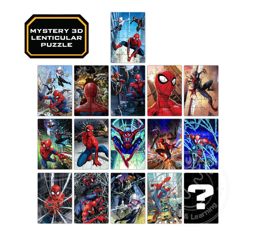 Mini Mystery Blind Bag 24-Piece Puzzle: Marvel Spider-Man