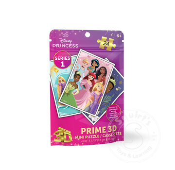 Prime 3D Mini Mystery Blind Bag 24-Piece Puzzle: Disney Princess
