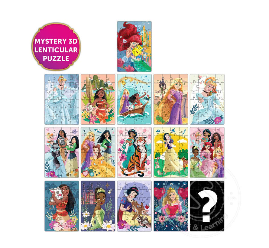 Mini Mystery Blind Bag 24-Piece Puzzle: Disney Princess