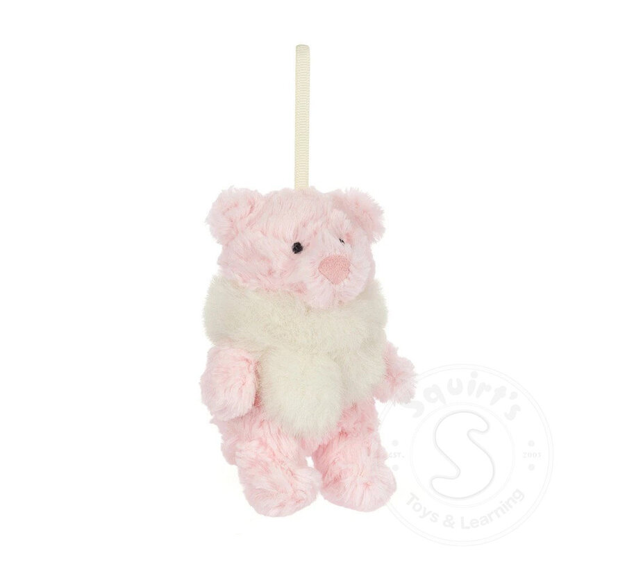 Jellycat Leola Bear Winter Warmer Decoration
