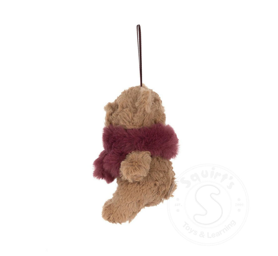 Jellycat Bartholomew Bear Winter Warmer Decoration