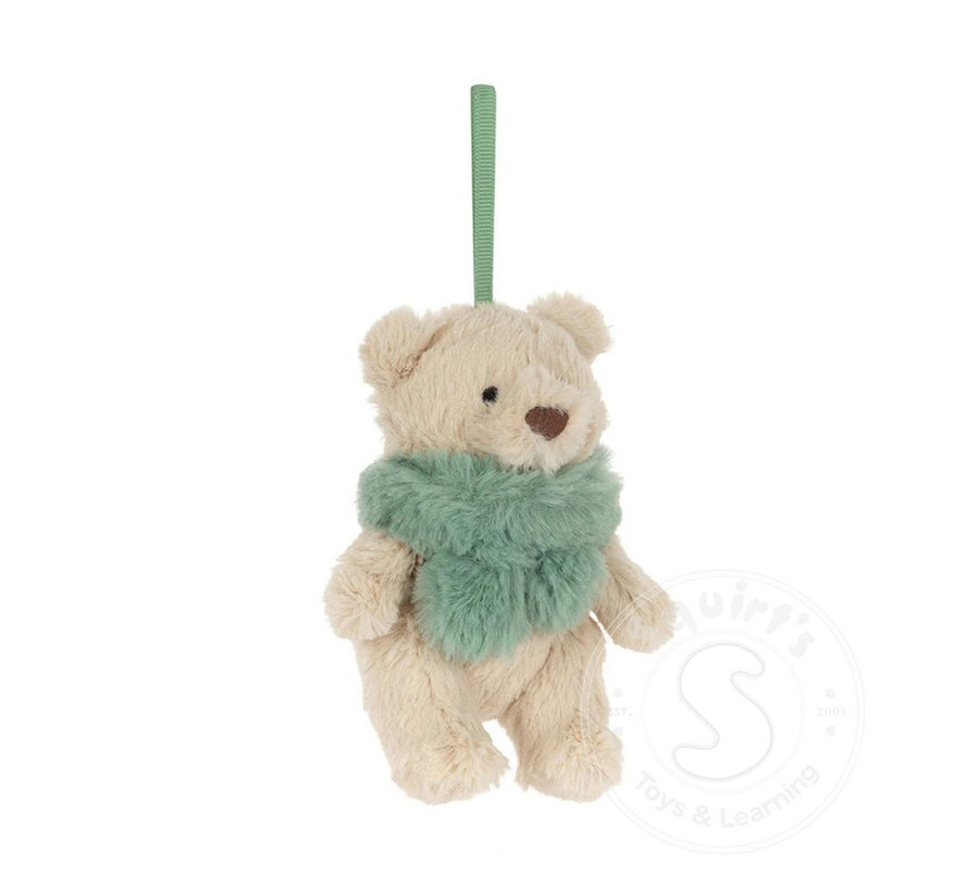 Jellycat Bartholomew Bear Jr. Winter Warmer Decoration