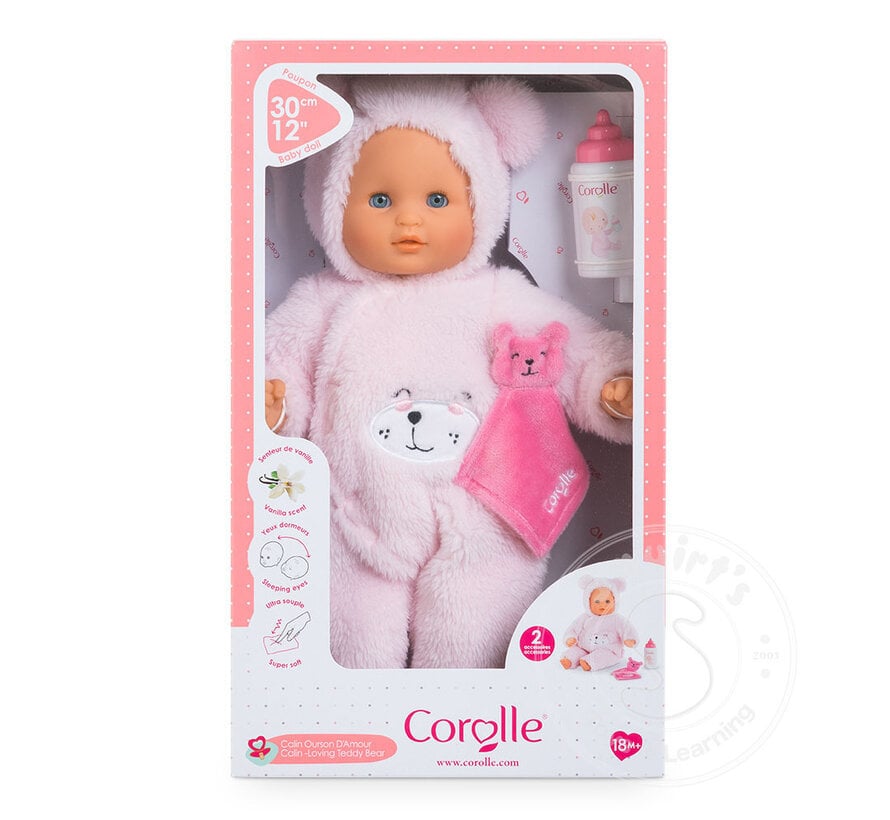 Corolle Mon Premier Bebe Calin Loving Teddy Bear 12" Doll
