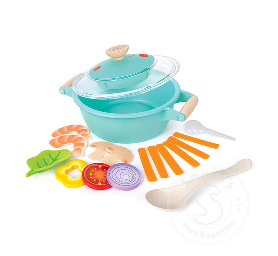 Hape Little Chef Cooking & Steam Playset