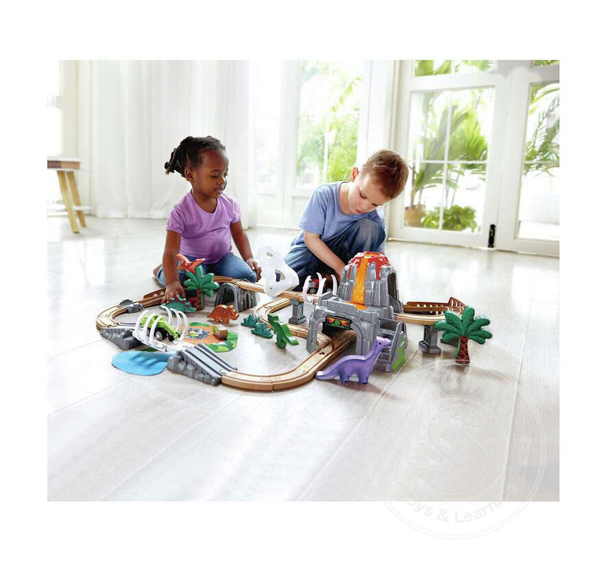 Hape Dino Railway Adventure Set