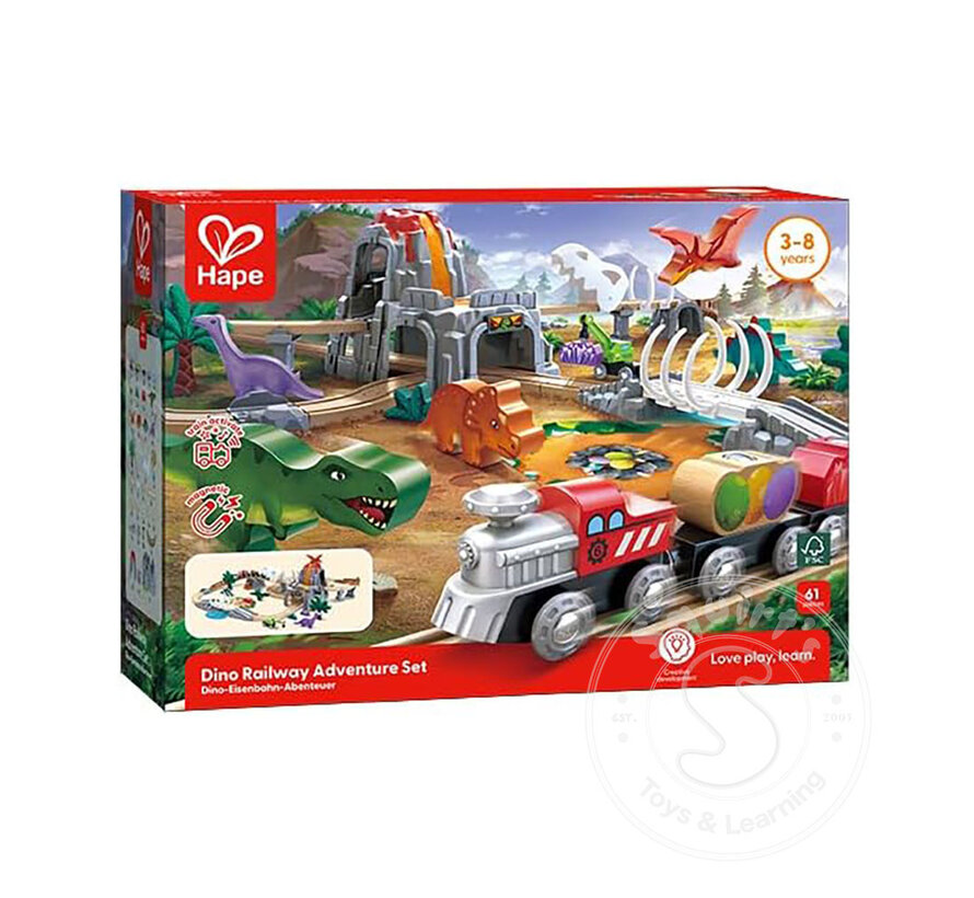 Hape Dino Railway Adventure Set