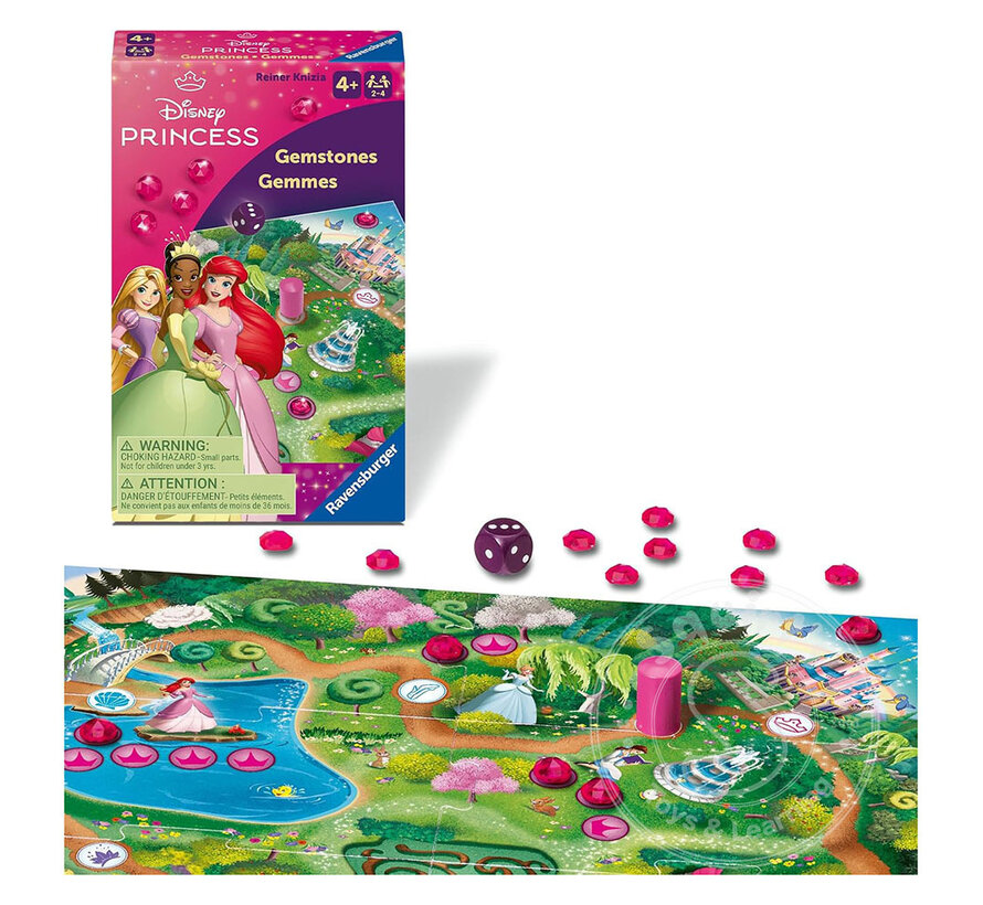 FINAL SALE Disney Princess Gemstones Game (Damaged Box)