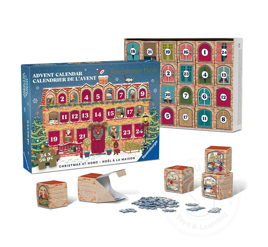 FINAL SALE Ravensburger Advent Calendar (2026) At Home (Damaged Box)