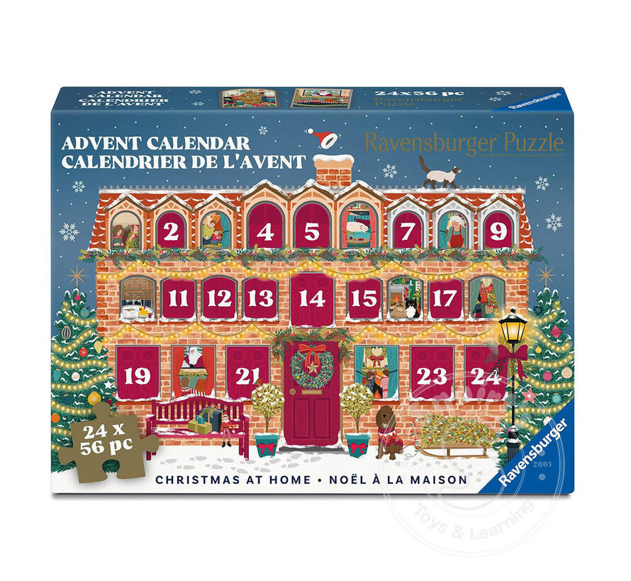 FINAL SALE Ravensburger Advent Calendar (2026) At Home (Damaged Box)