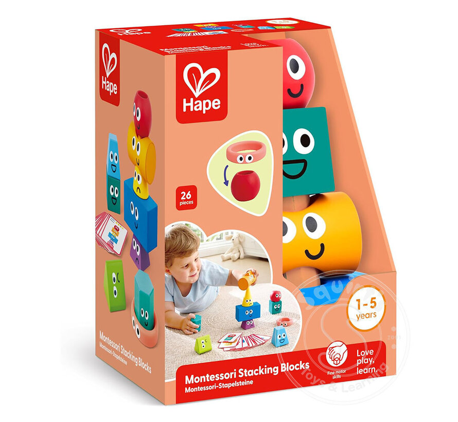 Hape Montessori Stacking Blocks