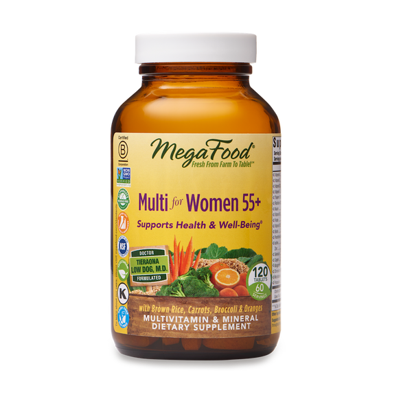 MegaFood MegaFood Women's 55+ One Daily Multivitamin - 120 Tablets
