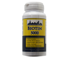 Chicago Nutrition Company Biotin 5,000 mcg 60 caps