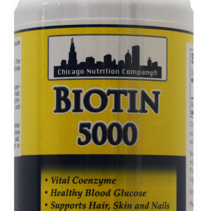 Chicago Nutrition Company Biotin 5,000 mcg 60 caps
