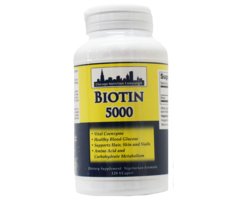 Chicago Nutrition Company Biotin 5,000mcg 120 caps