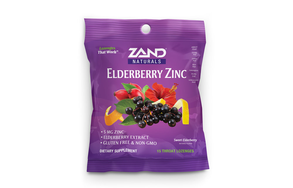 Zand HerbaLozenges Elderberry Zinc 80ct