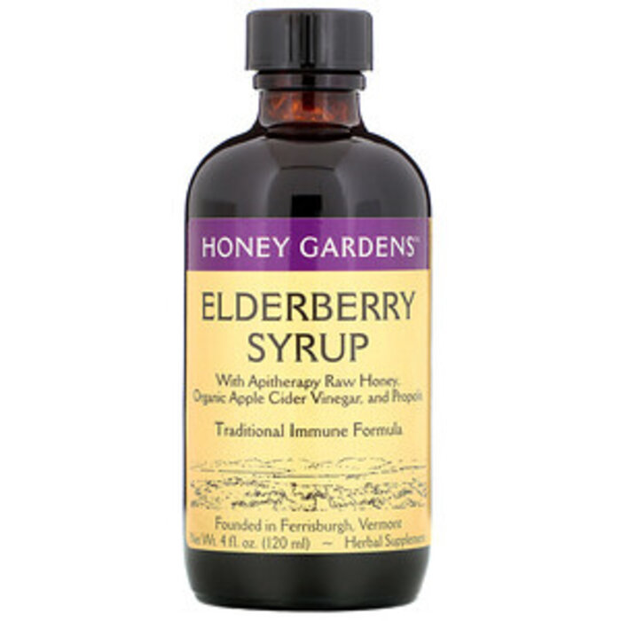 Honey Gardens Elderberry Syrup 4 oz.