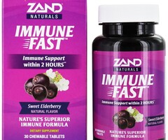 ZAND Zand Immune Fast - Sweet Elderberry - 30 Chewable Tablets