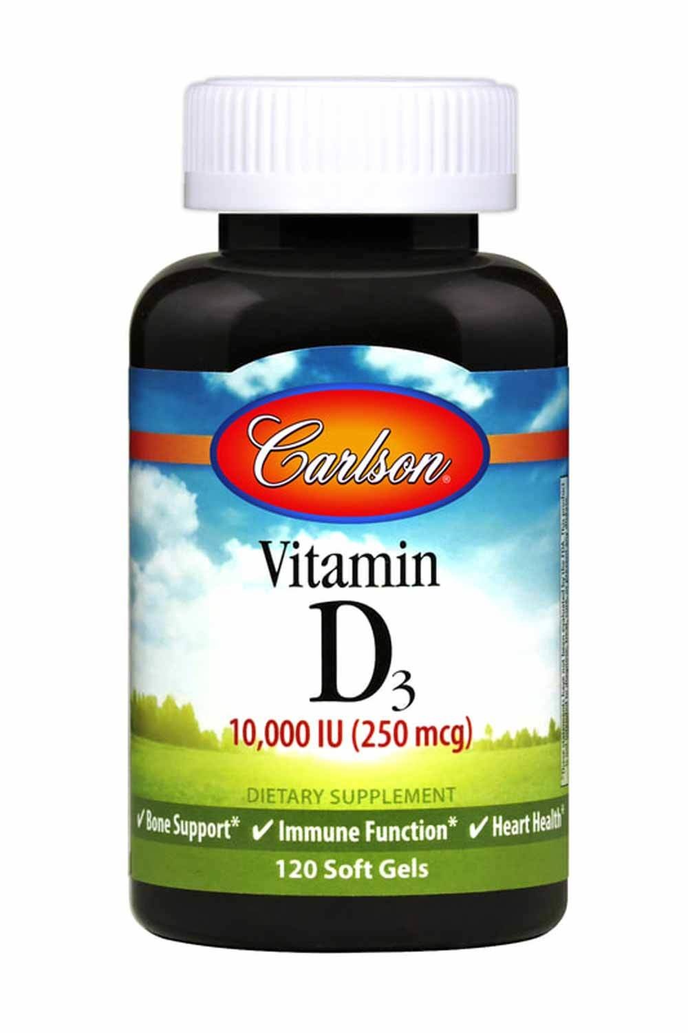 Carlson Carlson Vitamin D3 10,000 IU - 120 Softgels