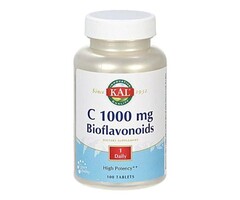 KAL Vitamin C-1000mg Bioflavonoids 100 Tabs