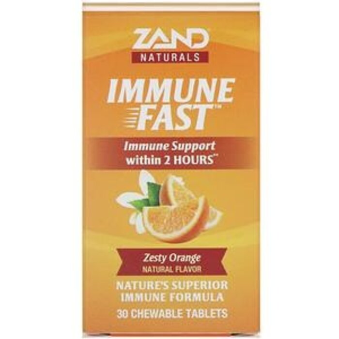 ZAND Zand Immune Fast - Zesty Orange - 30 Chewable Tablets