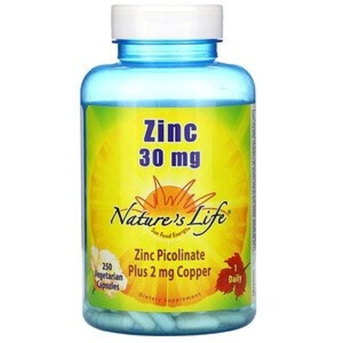Natures Life Zinc Lozenge 30mg 250VegCaps