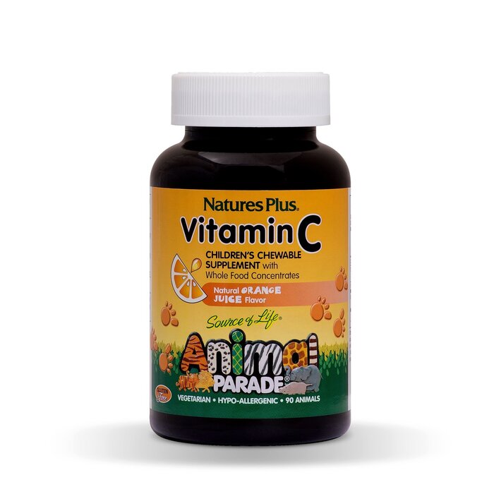 Nature's Plus Nature's Plus Animal Parade Children's Chewable Vitamin C Orange Flavor 90 Chewables