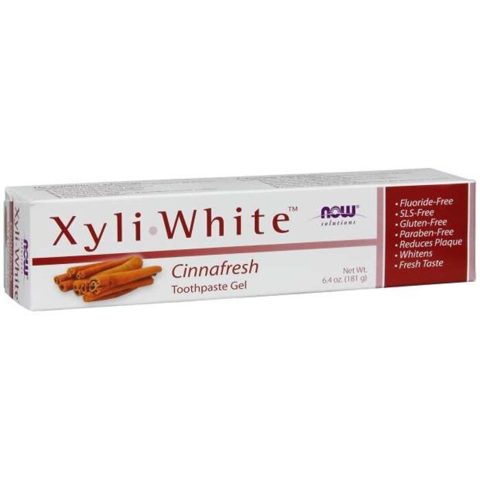NOW FOODS XyliWhite™ Cinnafresh Toothpaste Gel