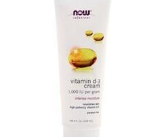 NOW FOODS Vitamin D-3 Cream 4oz