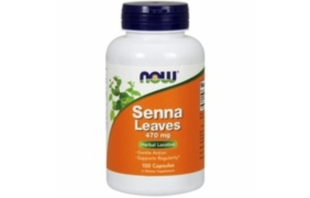 Senna Leaves 470 mg, 100 Capsules