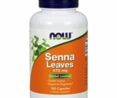 NOW FOODS NOW Foods Senna Leaves 470 mg, 100 Capsules