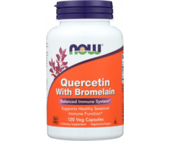NOW FOODS Quercetin with Bromelain 120 VegCaps