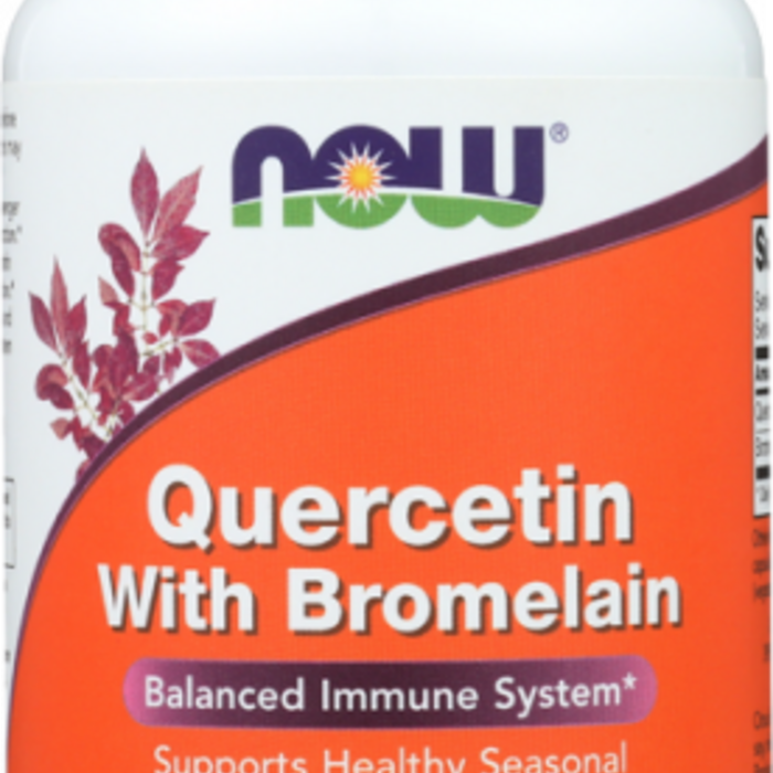 NOW FOODS Quercetin with Bromelain 120 VegCaps