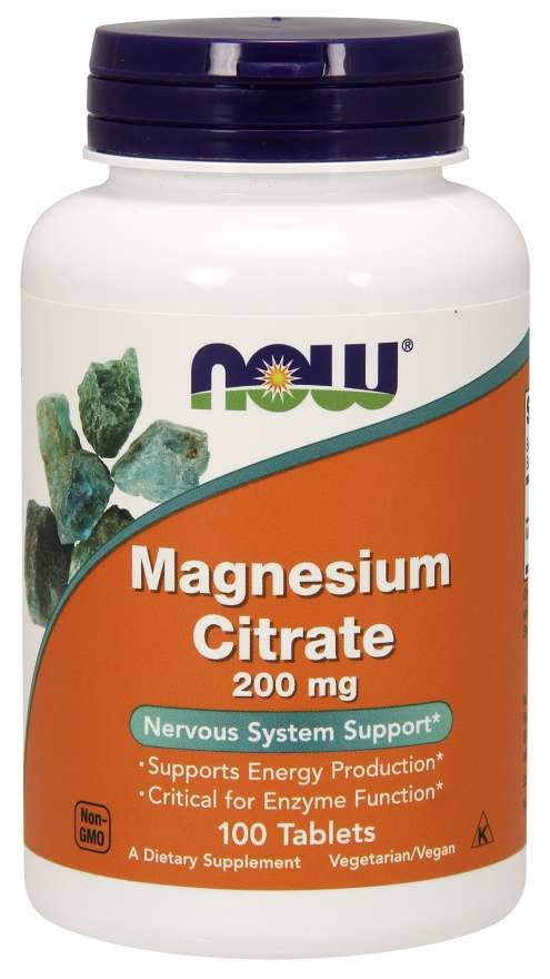 NOW FOODS NOW Foods Magnesium Citrate 200 mg - 100 Tablets