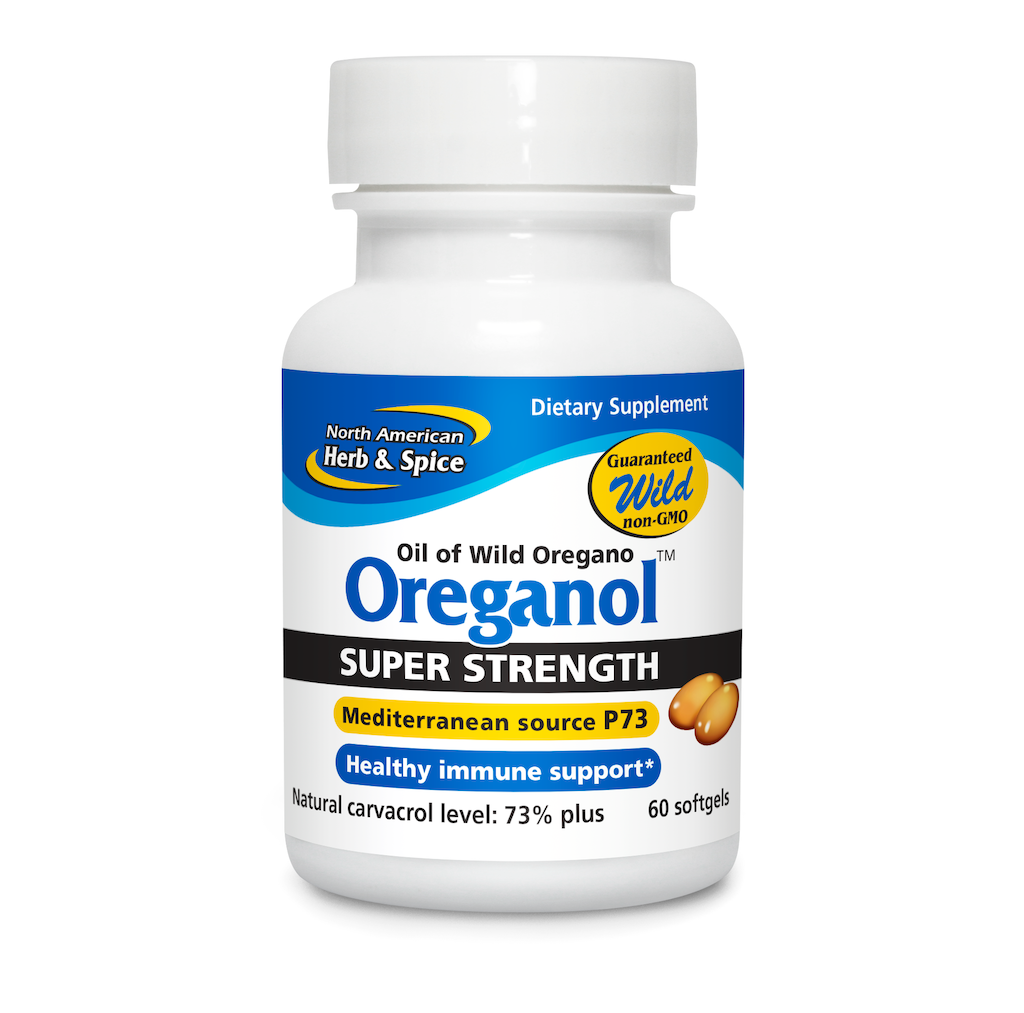 North American Herb & Spice North American Herb & Spice Super Strength Oreganol P73 - 60 Softgels