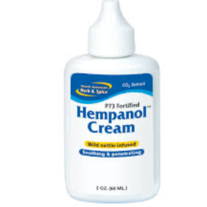 North American Herb & Spice Hempanol Cream 2oz