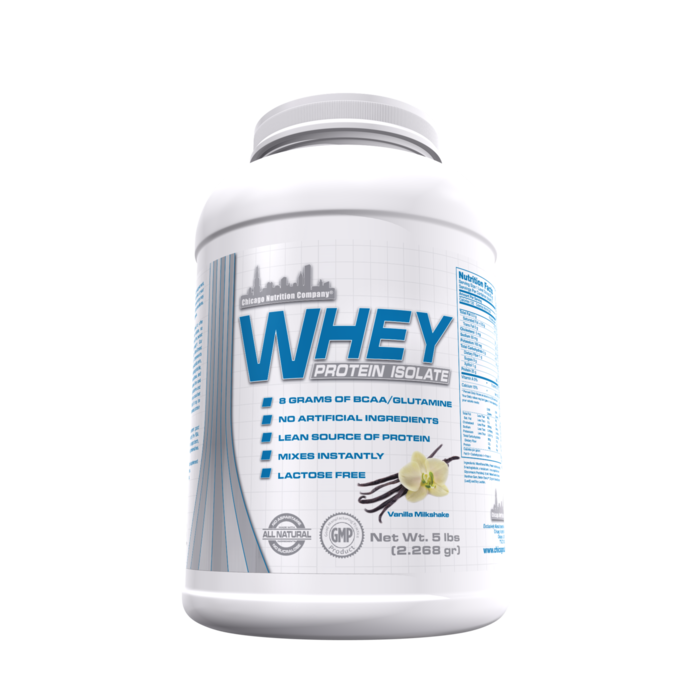 Chicago Nutrition Company Whey Protein Isolate Vanilla 5lb