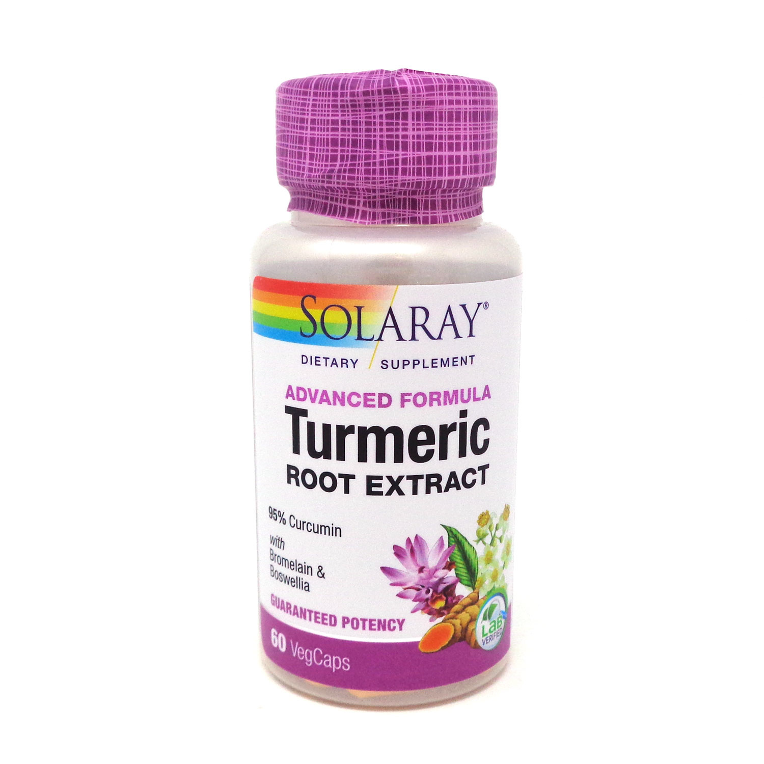 Solaray Turmeric Advanced Formula 60VegCaps
