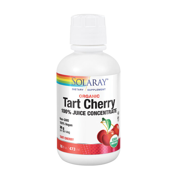 Solaray Organic Tart Cherry 100 Juice Concentrate 16 fl oz 473 ml