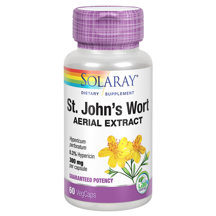 Solaray St Johns Wort Aerial Extract 300 mg 60ct