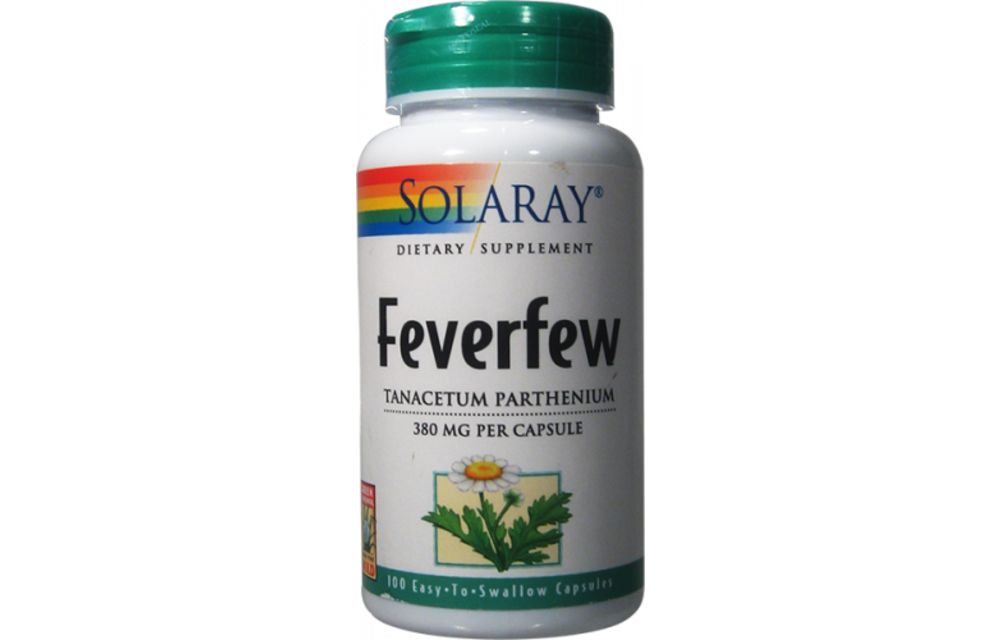 Feverfew Leaves 380mg 100ct