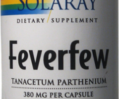 Solaray Feverfew Leaves 380mg 100ct