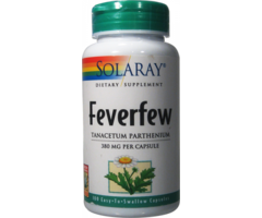 Solaray Feverfew Leaves 380mg 100ct