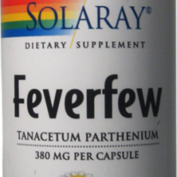 Solaray Feverfew Leaves 380mg 100ct