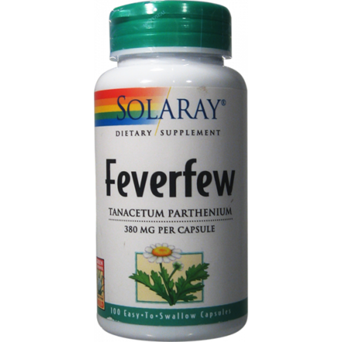 Solaray Feverfew Leaves 380mg 100ct