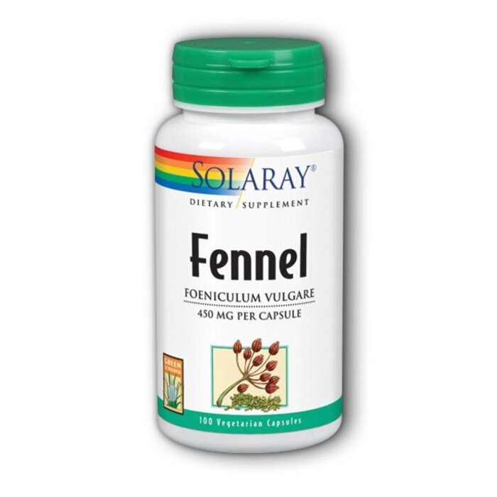 Solaray Fennel Seeds 450mg 100ct