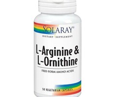 Solaray L-Arginine & L- Ornithine 50VegCaps