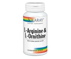 Solaray L-Arginine & L- Ornithine 50VegCaps
