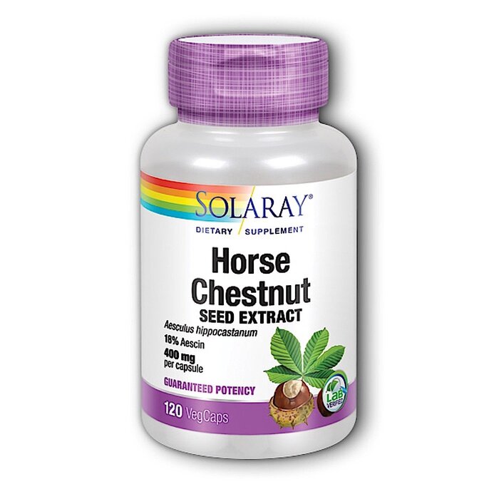 Solaray Horse Chestnut Extract 400 Mg 120 VegCaps